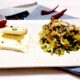Spaghete din dovlecei cu tofu gratinat